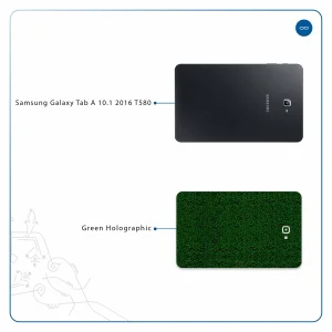 برچسب پوششی ماهوت مدل Green-Holographic مناسب برای تبلت سامسونگ Galaxy Tab A 10.1 2016 T580