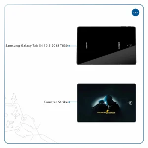 برچسب پوششی ماهوت مدل Counter-Strike مناسب برای تبلت سامسونگ Galaxy Tab S4 10.5 2018 T830