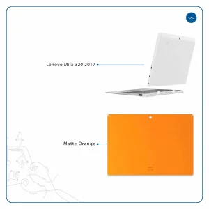 برچسب پوششی ماهوت مدل Matte-Orange مناسب برای تبلت لنوو Miix 320 2017