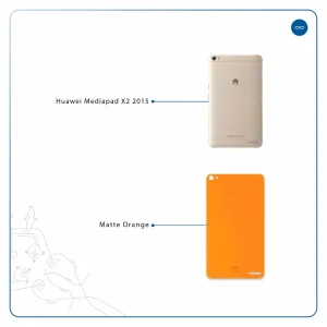 برچسب پوششی ماهوت مدل Matte-Orange مناسب برای تبلت هوآوی Mediapad X2 2015
