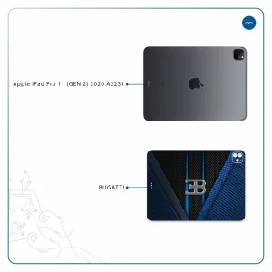 برچسب پوششی ماهوت مدل BUGATTI مناسب برای تبلت اپل iPad Pro 11 (GEN 2) 2020 A2231