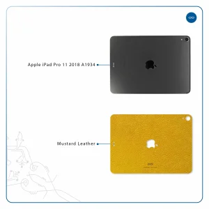 برچسب پوششی ماهوت مدل Mustard-Leather مناسب برای تبلت اپل iPad Pro 11 2018 A1934