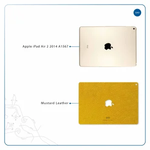 برچسب پوششی ماهوت مدل Mustard-Leather مناسب برای تبلت اپل iPad Air 2 2014 A1567
