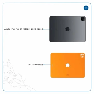 برچسب پوششی ماهوت مدل Matte-Orange مناسب برای تبلت اپل iPad Pro 11 (GEN 2) 2020 A2230