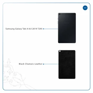 برچسب پوششی ماهوت مدل Black-Chamois-Leather مناسب برای تبلت سامسونگ Galaxy Tab A 8.0 2019 T295