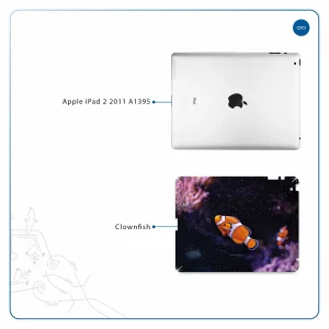 برچسب پوششی ماهوت مدل Clownfish مناسب برای تبلت اپل iPad 2 2011 A1395