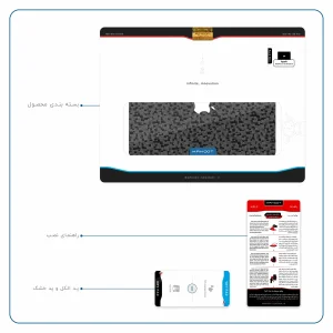 برچسب پوششی ماهوت مدل Black-Silicon مناسب برای تبلت اپل iPad Pro 9.7 2016 A1674