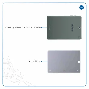 برچسب پوششی ماهوت مدل Matte-Silver مناسب برای تبلت سامسونگ Galaxy Tab A 9.7 2015 T550