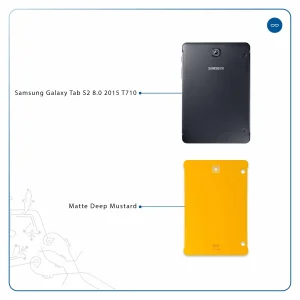 برچسب پوششی ماهوت مدل Matte-Deep-Mustard مناسب برای تبلت سامسونگ Galaxy Tab S2 8.0 2015 T710