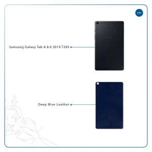 برچسب پوششی ماهوت مدل Deep-Blue-Leather مناسب برای تبلت سامسونگ Galaxy Tab A 8.0 2019 T295