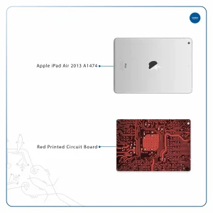 برچسب پوششی ماهوت مدل Red Printed Circuit Board مناسب برای تبلت اپل iPad Air 2013 A1474