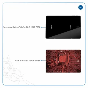 برچسب پوششی ماهوت مدل Red Printed Circuit Board مناسب برای تبلت سامسونگ Galaxy Tab S4 10.5 2018 T830