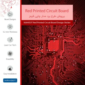 برچسب پوششی ماهوت مدل Red Printed Circuit Board مناسب برای تبلت سامسونگ Galaxy Tab S4 10.5 2018 T830