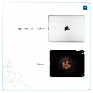 برچسب پوششی ماهوت مدل Pizza مناسب برای تبلت اپل iPad 2 2011 A1395