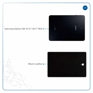 برچسب پوششی ماهوت مدل Black-Leather مناسب برای تبلت سامسونگ Galaxy Tab S3 9.7 2017 T825
