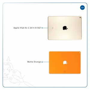 برچسب پوششی ماهوت مدل Matte-Orange مناسب برای تبلت اپل iPad Air 2 2014 A1567