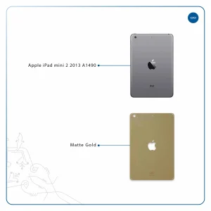 برچسب پوششی ماهوت مدل Matte-Gold مناسب برای تبلت اپل iPad mini 2 2013 A1490