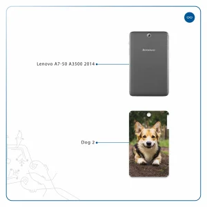 برچسب پوششی ماهوت مدل Dog-2 مناسب برای تبلت لنوو A7-50 A3500 2014