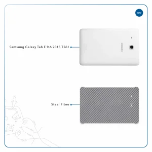برچسب پوششی ماهوت مدل Steel-Fiber مناسب برای تبلت سامسونگ Galaxy Tab E 9.6 2015 T561