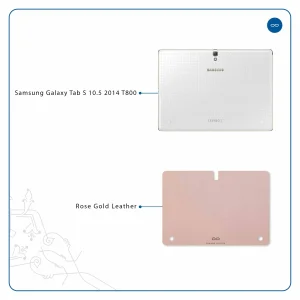 برچسب پوششی ماهوت مدل Rose Gold Leather مناسب برای تبلت سامسونگ Galaxy Tab S 10.5 2014 T800