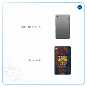 برچسب پوششی ماهوت مدل BARCELONA-2 مناسب برای تبلت لنوو Tab M7 2019