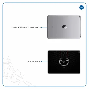 برچسب پوششی ماهوت مدل Mazda Motor مناسب برای تبلت اپل iPad Pro 9.7 2016 A1674