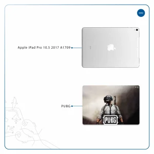 برچسب پوششی ماهوت مدل Pubg-Game مناسب برای تبلت اپل iPad Pro 10.5 2017 A1709