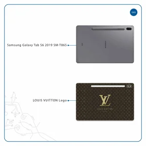 برچسب پوششی ماهوت مدل LOUIS-VUITTON-Logo مناسب برای تبلت سامسونگ Galaxy Tab S6 2019 SM-T865