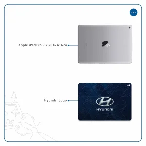 برچسب پوششی ماهوت مدل Hyundai-Logo مناسب برای تبلت اپل iPad Pro 9.7 2016 A1674