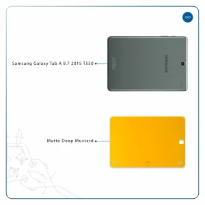 برچسب پوششی ماهوت مدل Matte-Deep-Mustard مناسب برای تبلت سامسونگ Galaxy Tab A 9.7 2015 T550
