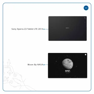 برچسب پوششی ماهوت مدل Moon-By-NASA مناسب برای تبلت سونی Xperia Z2 Tablet LTE 2014
