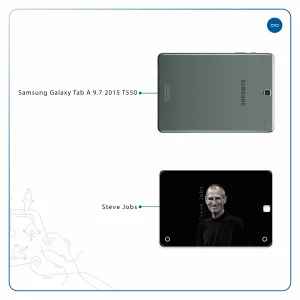 برچسب پوششی ماهوت مدل Steve Jobs مناسب برای تبلت سامسونگ Galaxy Tab A 9.7 2015 T550