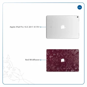 برچسب پوششی ماهوت مدل Red-Wildflower مناسب برای تبلت اپل iPad Pro 10.5 2017 A1701