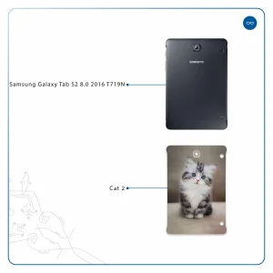 برچسب پوششی ماهوت مدل Cat-2 مناسب برای تبلت سامسونگ Galaxy Tab S2 8.0 2016 T719N