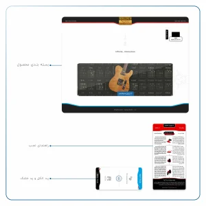 برچسب پوششی ماهوت مدل Guitar-Instrument مناسب برای تبلت اپل iPad Air 2013 A1474