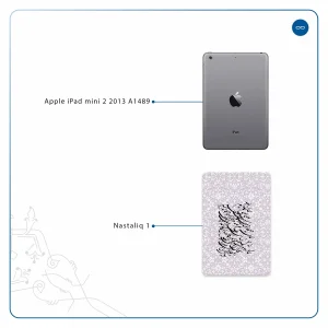 برچسب پوششی ماهوت مدل Nastaliq-1 مناسب برای تبلت اپل iPad mini 2 2013 A1489