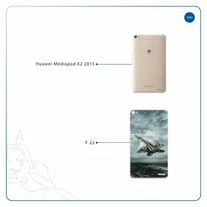 برچسب پوششی ماهوت مدل F-22 Raptor مناسب برای تبلت هوآوی Mediapad X2 2015