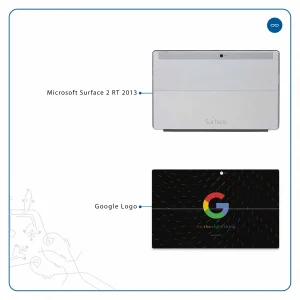 برچسب پوششی ماهوت مدل Google-Logo مناسب برای تبلت مایکروسافت Surface 2 RT 2013