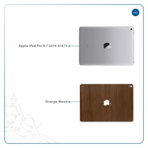 برچسب پوششی ماهوت مدل Orange-Wood مناسب برای تبلت اپل iPad Pro 9.7 2016 A1673