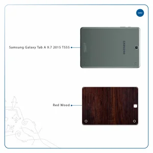 برچسب پوششی ماهوت مدل Red-Wood مناسب برای تبلت سامسونگ Galaxy Tab A 9.7 2015 T555