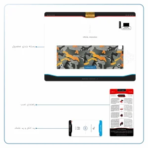 برچسب پوششی ماهوت مدل Autumn-Army مناسب برای تبلت سامسونگ Galaxy Tab A 9.7 2015 T550