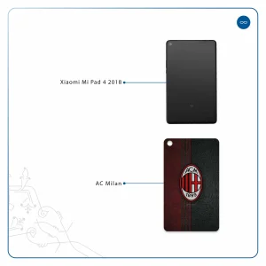 برچسب پوششی ماهوت مدل AC-Milan مناسب برای تبلت شیائومی Mi Pad 4 2018