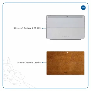 برچسب پوششی ماهوت مدل Brown-Chamois-Leather مناسب برای تبلت مایکروسافت Surface 2 RT 2013