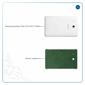 برچسب پوششی ماهوت مدل Green-Leather مناسب برای تبلت سامسونگ Galaxy Tab E 9.6 2015 T560