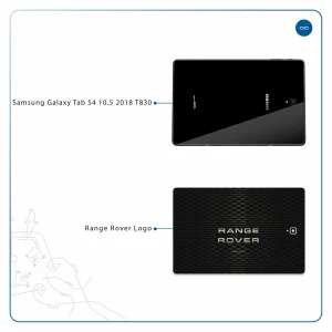 برچسب پوششی ماهوت مدل Range-Rover-Logo مناسب برای تبلت سامسونگ Galaxy Tab S4 10.5 2018 T830