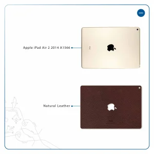 برچسب پوششی ماهوت مدل Natural-Leather مناسب برای تبلت اپل iPad Air 2 2014 A1566