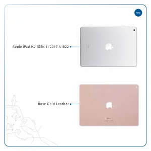 برچسب پوششی ماهوت مدل Rose Gold Leather مناسب برای تبلت اپل iPad 9.7 (GEN 5) 2017 A1822