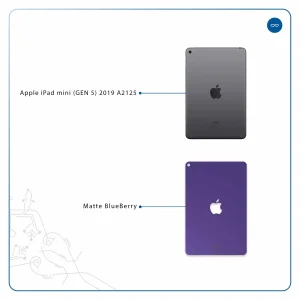 برچسب پوششی ماهوت مدل Matte-BlueBerry مناسب برای تبلت اپل iPad mini (GEN 5) 2019 A2125