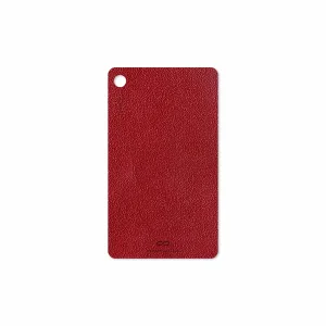 برچسب پوششی ماهوت مدل Red-Leather مناسب برای تبلت لنوو Tab M7 2019