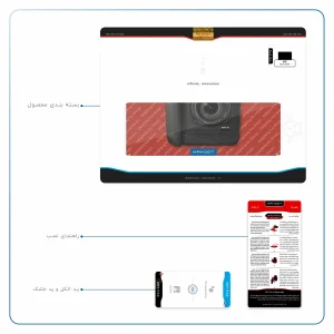 برچسب پوششی ماهوت مدل Canon-Logo مناسب برای تبلت اچ تی سی Nexus 9 2014